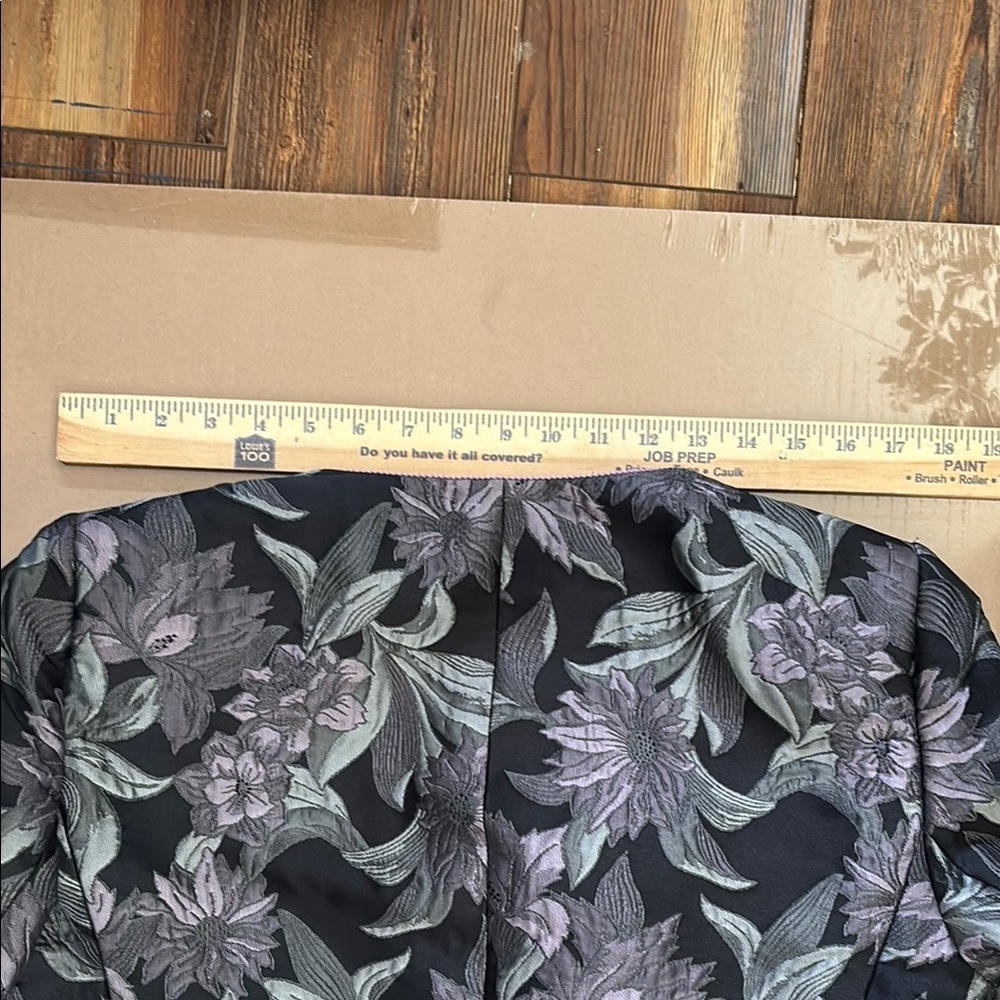 Armani Collezioni Black Floral Women's Jacket EU50 - Picture 8 of 8
